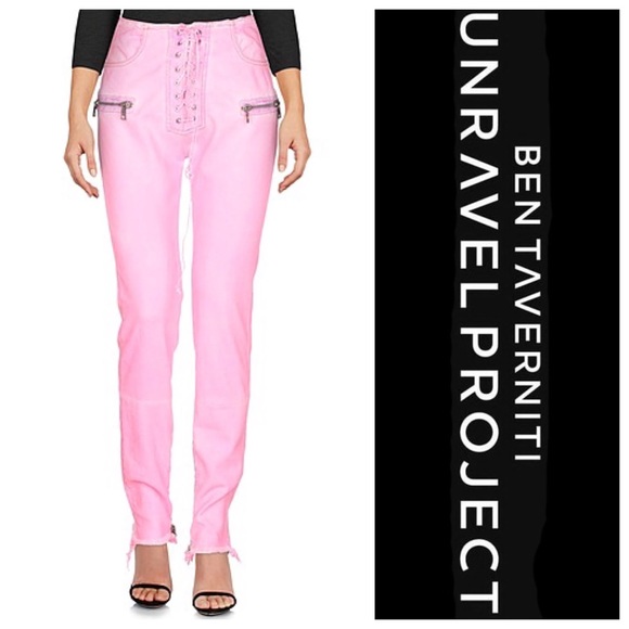 Ben Taverniti Unravel Project Lace Up Trousers